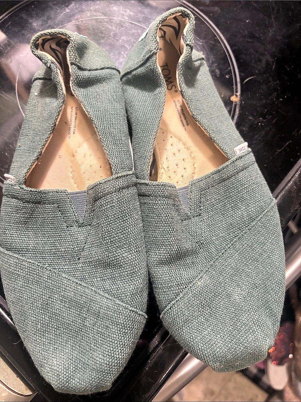 TOMS Classic Alpargata Floral Canvas Flats US 7
